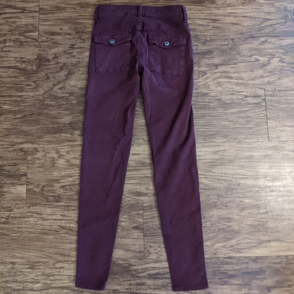 American Eagle Outfitters Burgundy Jegging Jeans - Picture 4 of 9